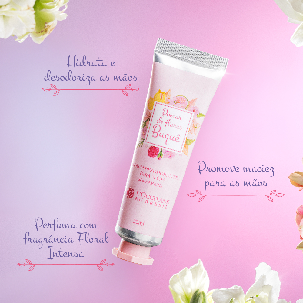 Sérum Desodorante para Mãos Pomar de Flores Buquê 30ml, ,  large image number 1